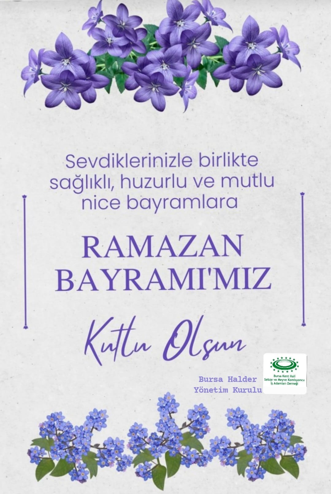 RAMAZAN BAYRAMINIZ KUTLU OLSUN